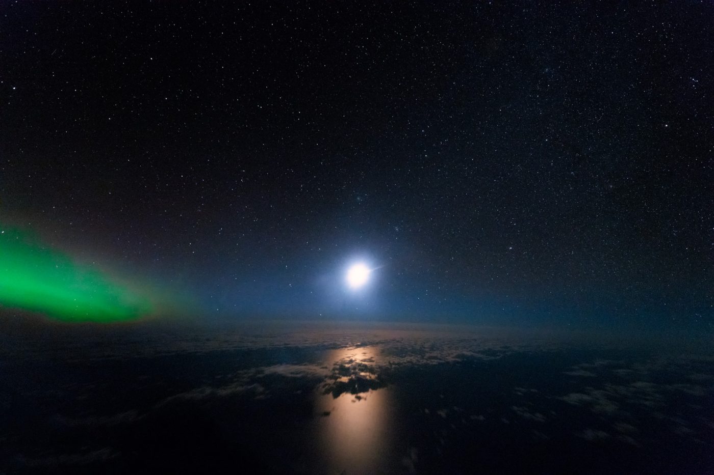 Moonlight above the Clouds by Christiaan Van Heijst