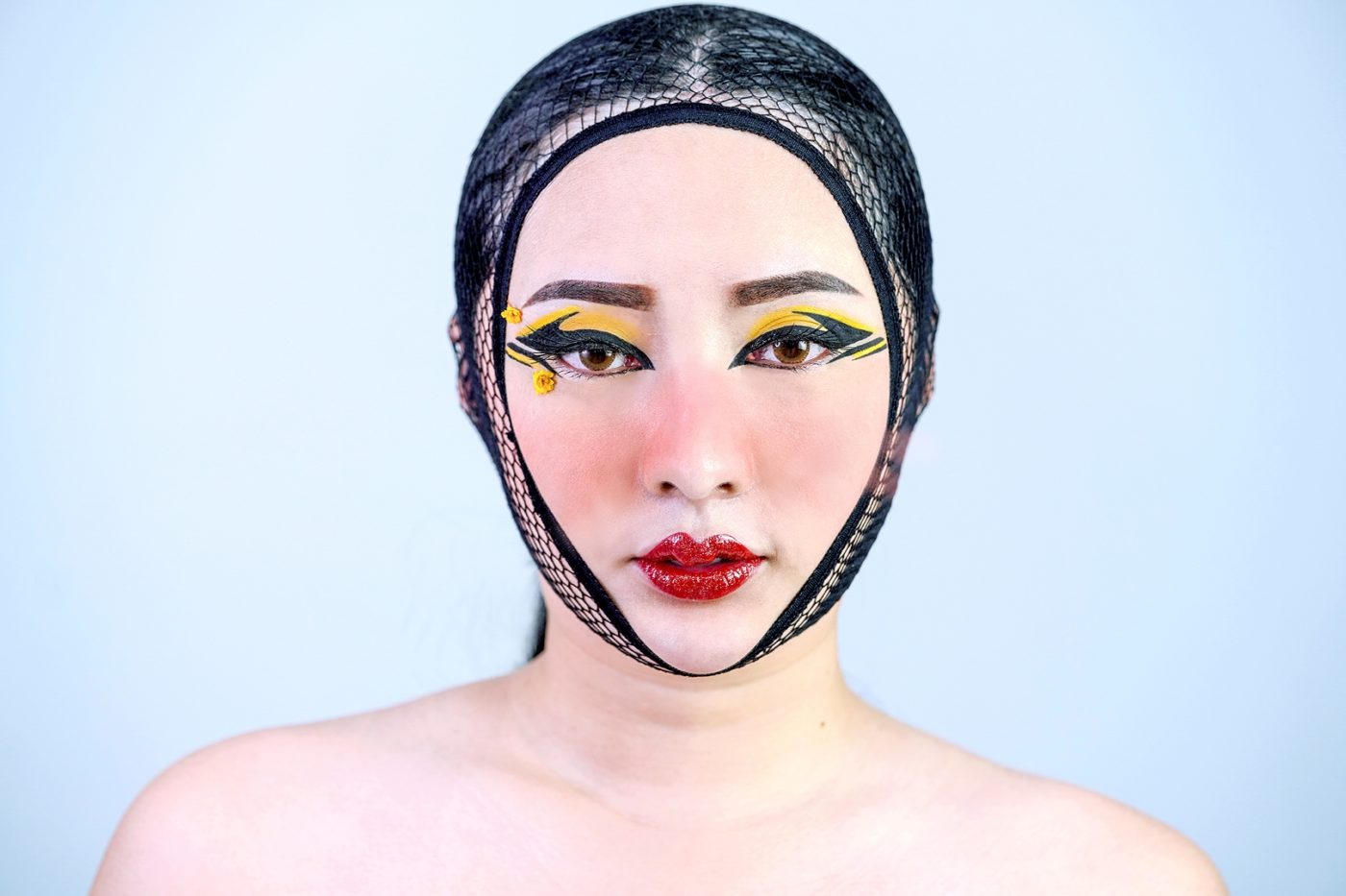 Hair Net Creative Makeup by Chin-Fa Tzeng